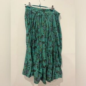 Maxi cotton skirt